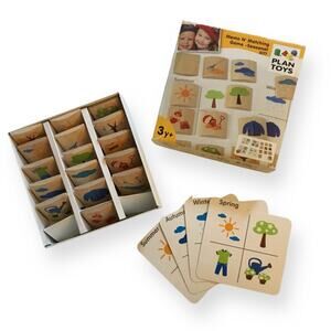 Plan Toys Memory Matching Game - Seasons